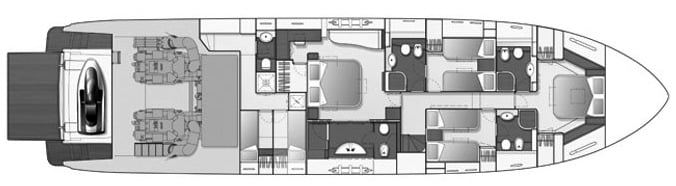 Ferretti Yachts 780 floor plan
