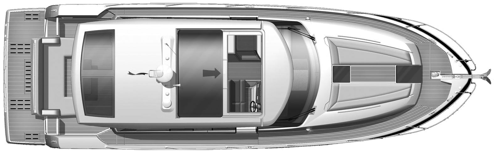 Jeanneau NC 14 floor plan