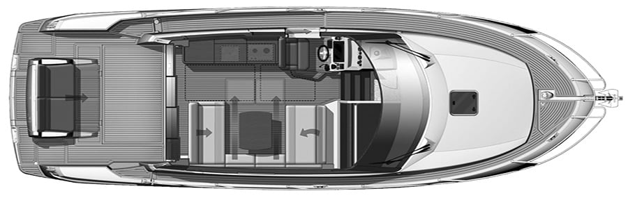 Jeanneau NC 11 floor plan
