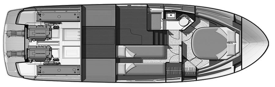 Jeanneau NC 11 floor plan