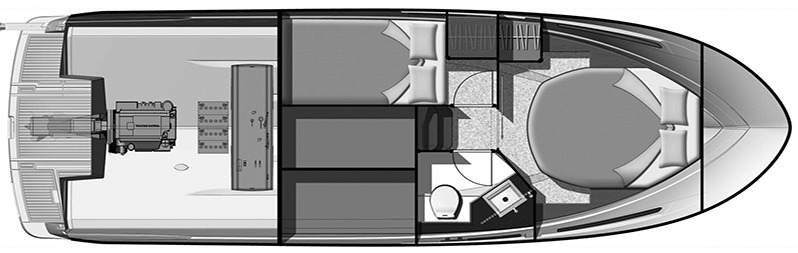 Jeanneau NC 9 floor plan