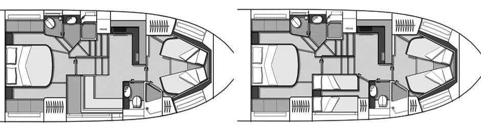 Beneteau Gran Turismo 50 floor plan