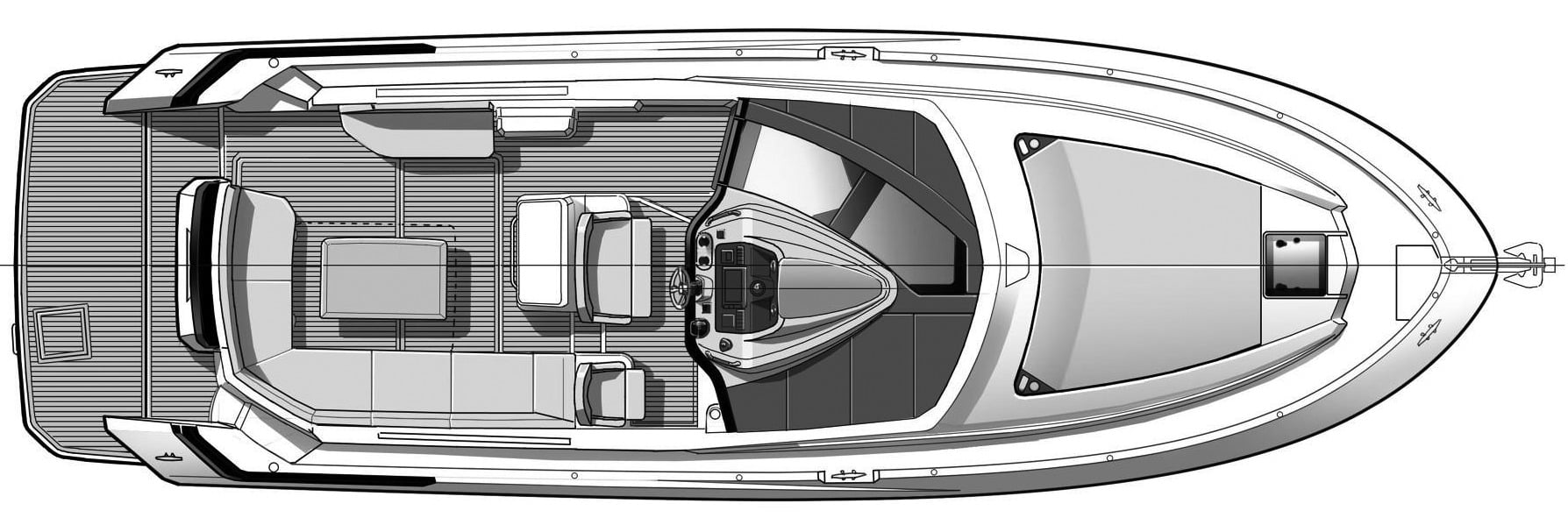 Beneteau Gran Turismo 40 floor plan