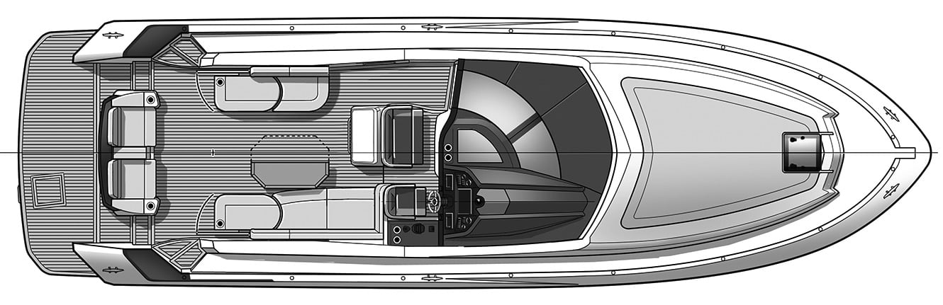 Beneteau Gran Turismo 46 floor plan