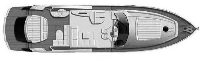 Pershing Yachts 72 floor plan