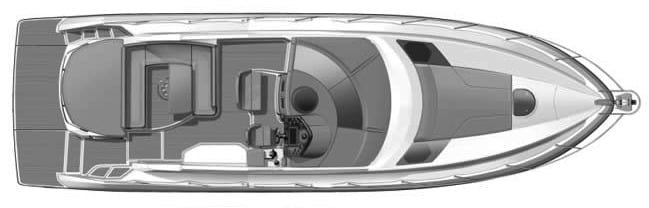 Beneteau Gran Turismo 44 floor plan