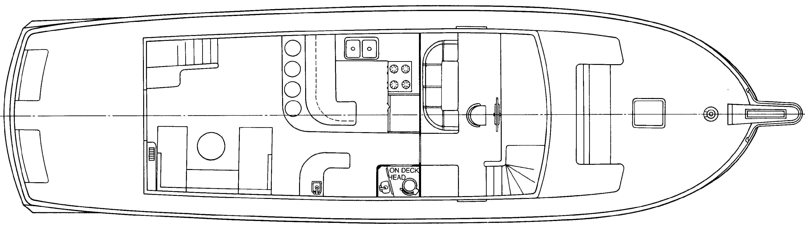 Lien Hwa 60 Motor Yacht floor plan