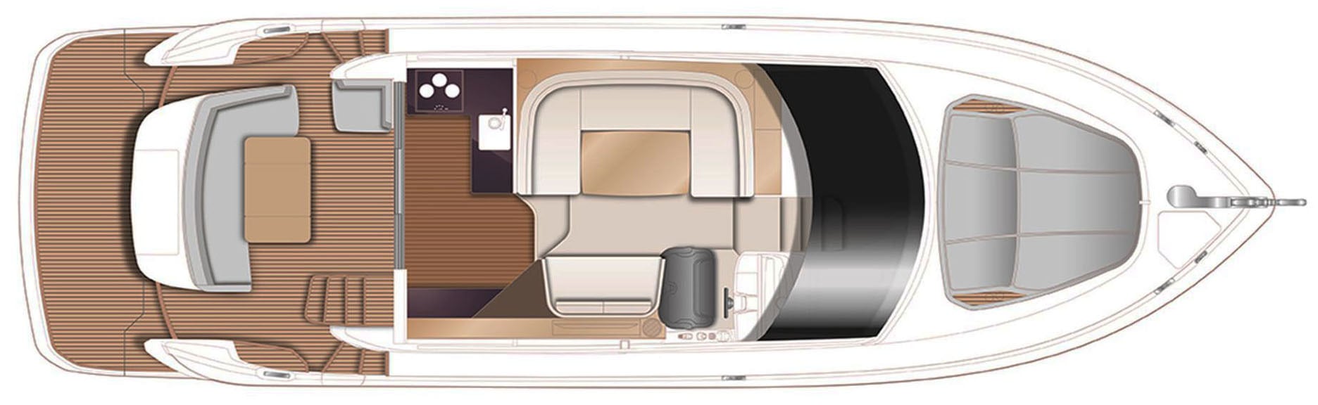 Princess Yachts F45 floor plan