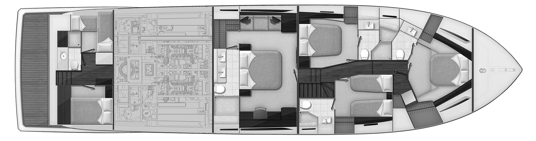 Viking Yachts 75 Motor Yacht floor plan