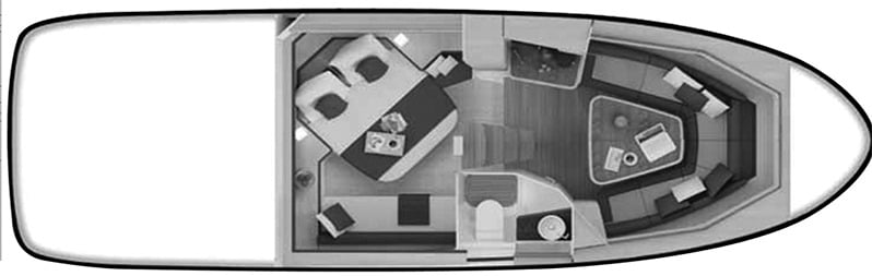 Sea Ray Yachts 370 Venture floor plan