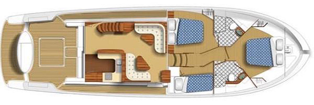 Maritimo M52 floor plan