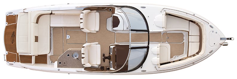 Chaparral 347 SSX floor plan