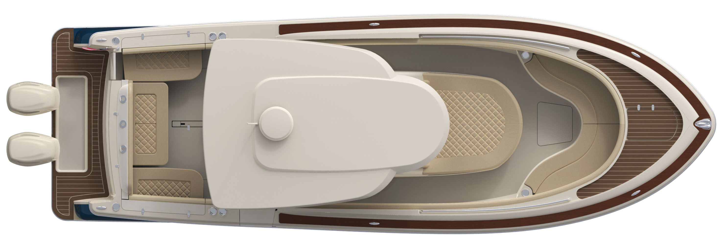 Chris Craft Yachts Catalina 30 floor plan