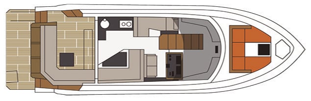 Cruisers Yachts 42 Cantius floor plan