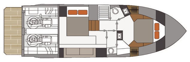 Cruisers Yachts 42 Cantius floor plan