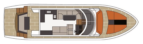 Cruisers Yachts 60 Cantius floor plan