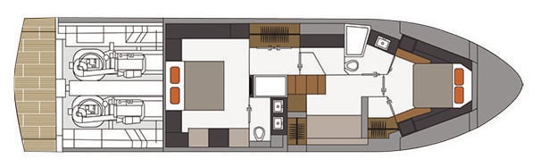 Cruisers Yachts 60 Cantius floor plan