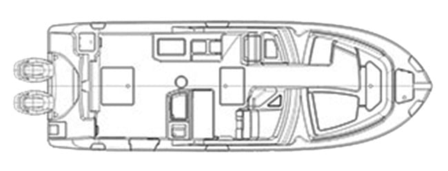 Edgewater 262 CX floor plan