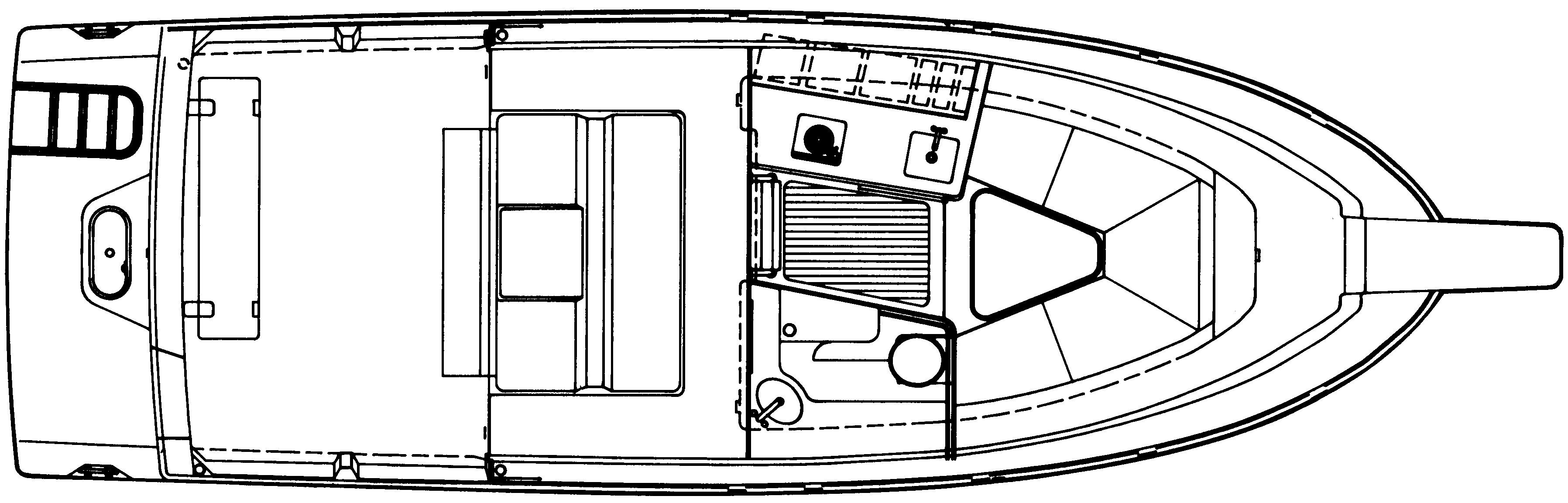 Luhrs Yachts 300 Tournament floor plan