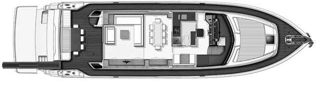 Ferretti Yachts 550 floor plan