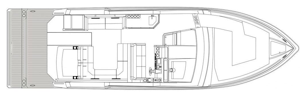 Formula 380 Super Sport Crossover floor plan