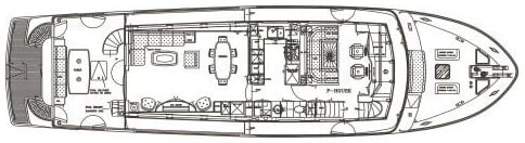 Outer Reef Yachts 86 Motor Yacht floor plan
