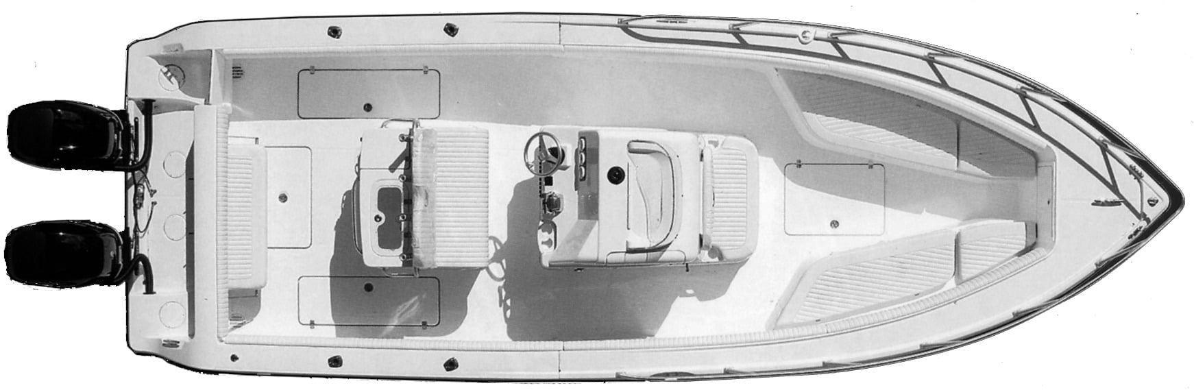 Mako Yachts 264 Center Console floor plan