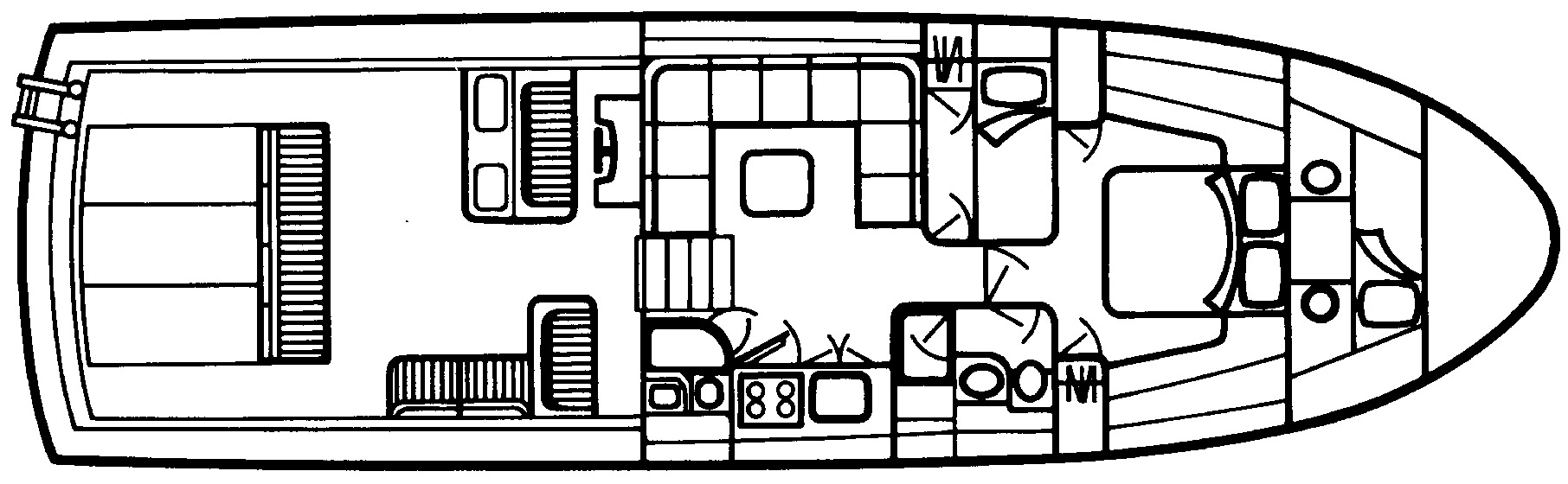Magnum 53 Sport floor plan