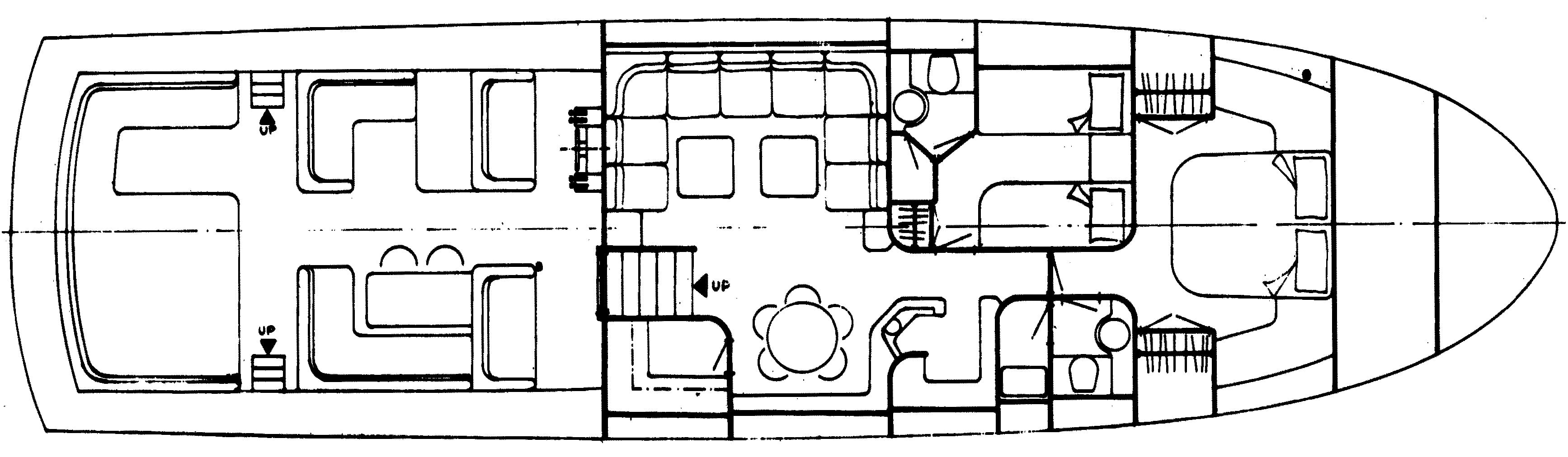 Magnum 63 Sport floor plan