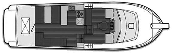 North Pacific Yachts 39 Pilothouse floor plan