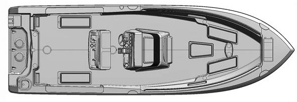 Sailfish 275-276 Dual Console floor plan
