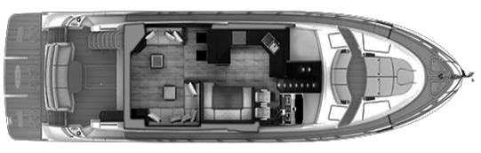 Sea Ray Yachts L590 floor plan