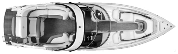 Crownline 265 SS floor plan