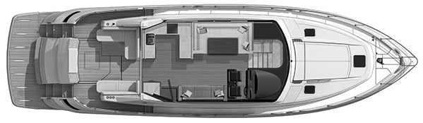 Riviera Yachts 505 SUV floor plan
