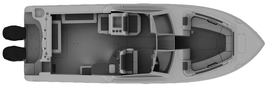 Sailfish 312 Center Console floor plan