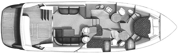 Fairline Yachts Targa 47 GT floor plan