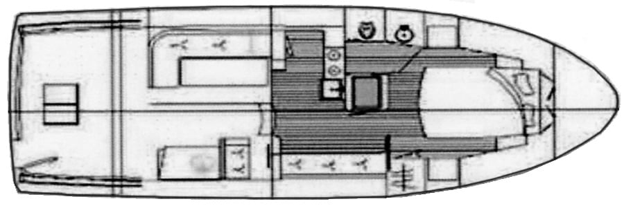Mariner 35 Seville Express floor plan