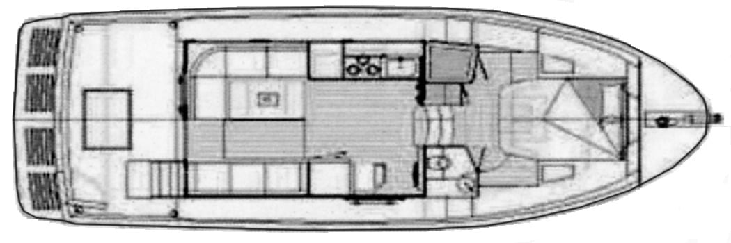Mariner 35 Seville Sedan floor plan