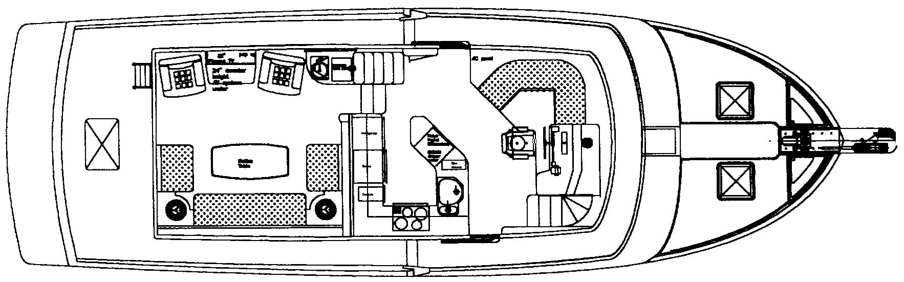 Marlow Yachts 53C floor plan