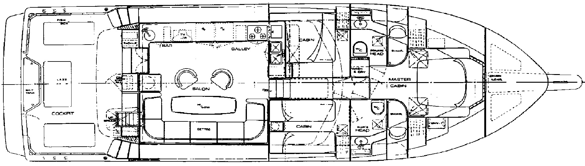 Mediterranean 54 Convertible floor plan