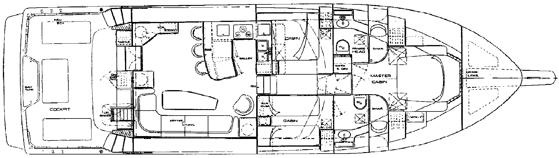 Mediterranean 54 Convertible floor plan