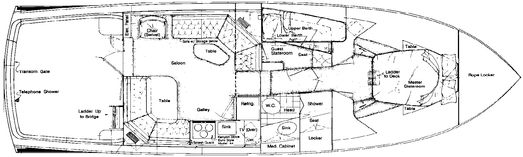 Midnight Lace 40 Express floor plan