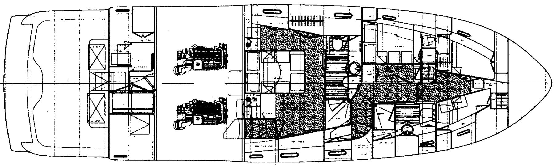 Mikelson Yachts 59 Nomad floor plan