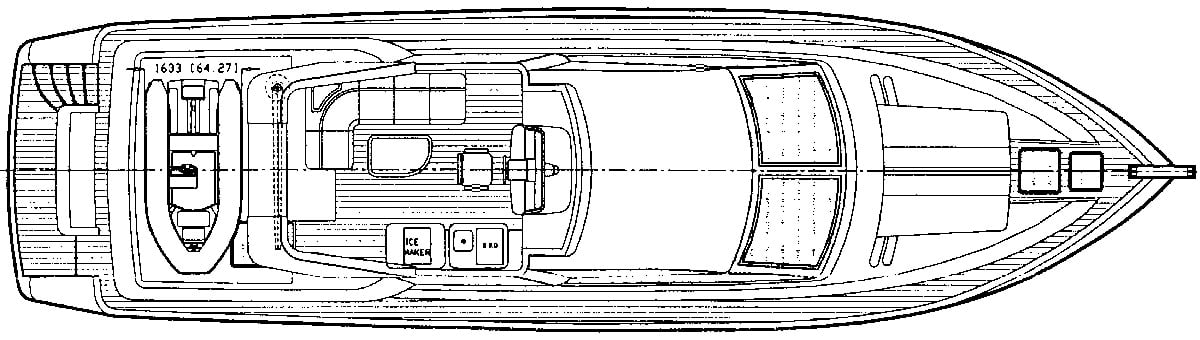 Monte Fino 65 Motor Yacht floor plan