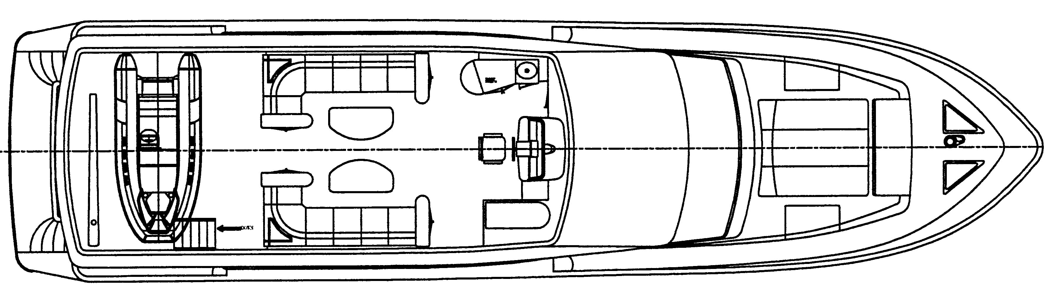 Monte Fino Fino 74 Motor Yacht floor plan