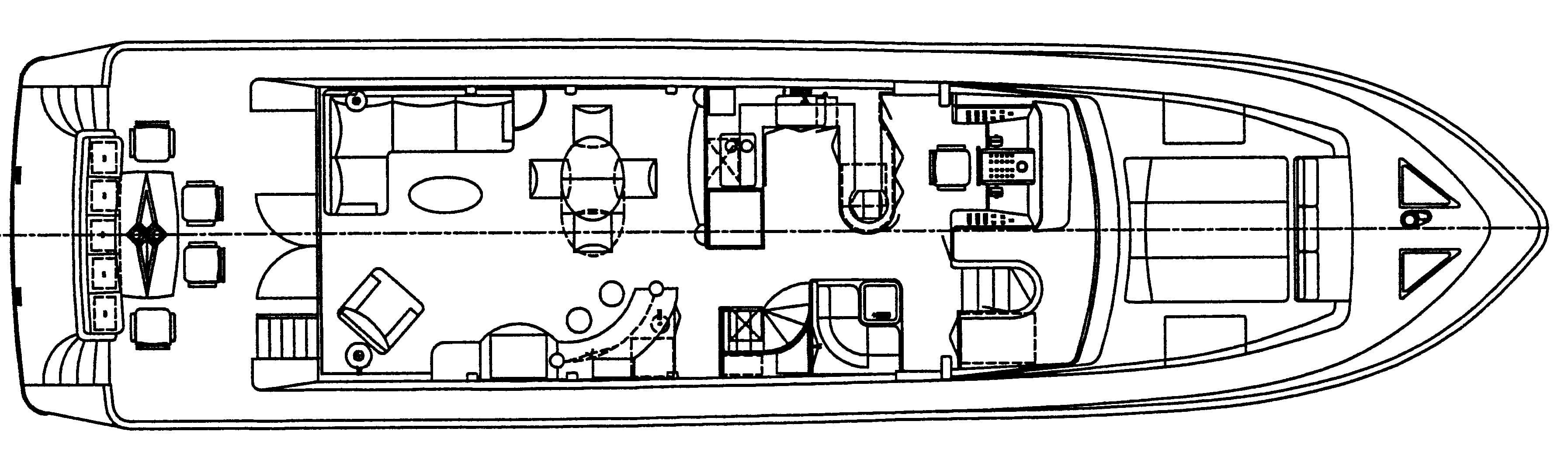 Monte Fino Fino 74 Motor Yacht floor plan