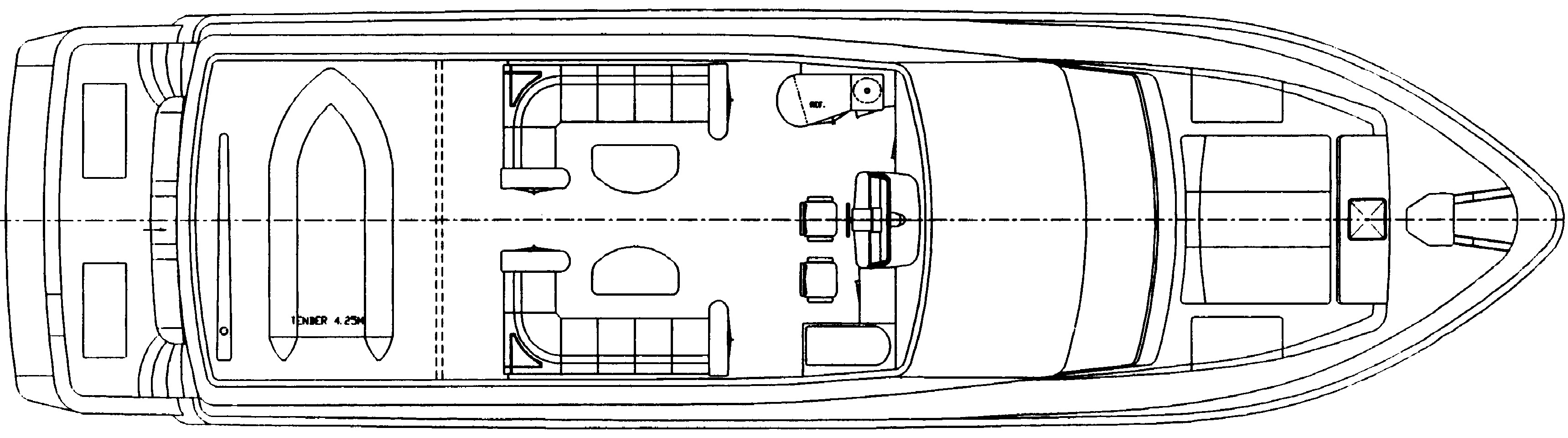 Monte Fino Fino 82 Cockpit MY floor plan