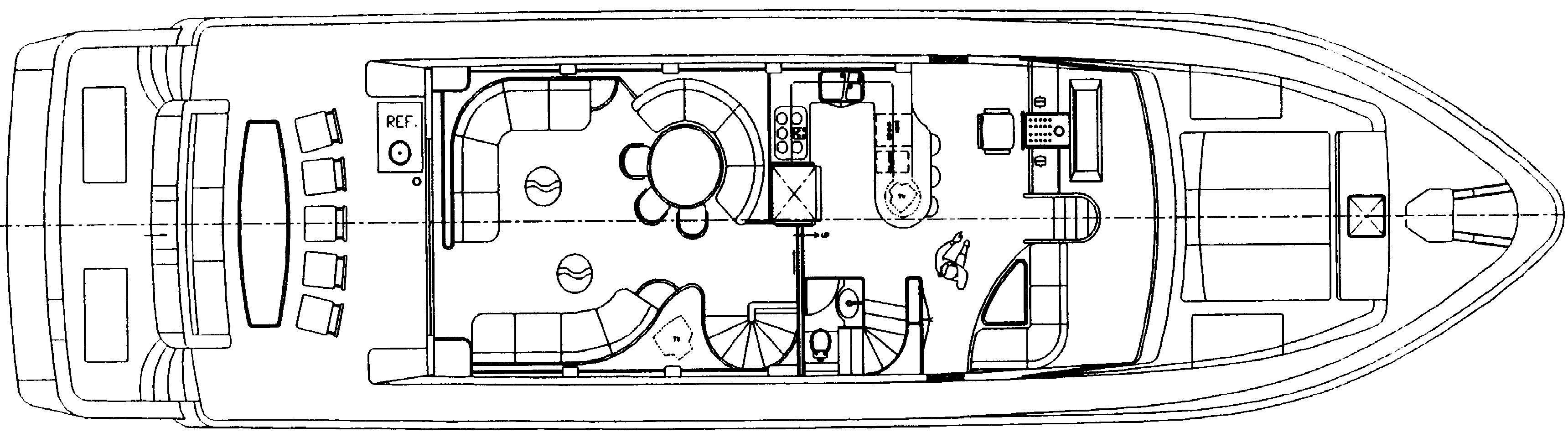 Monte Fino Fino 82 Cockpit MY floor plan