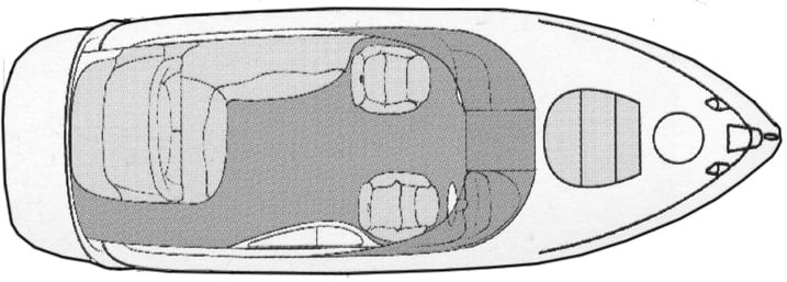 Monterey 268 SC floor plan