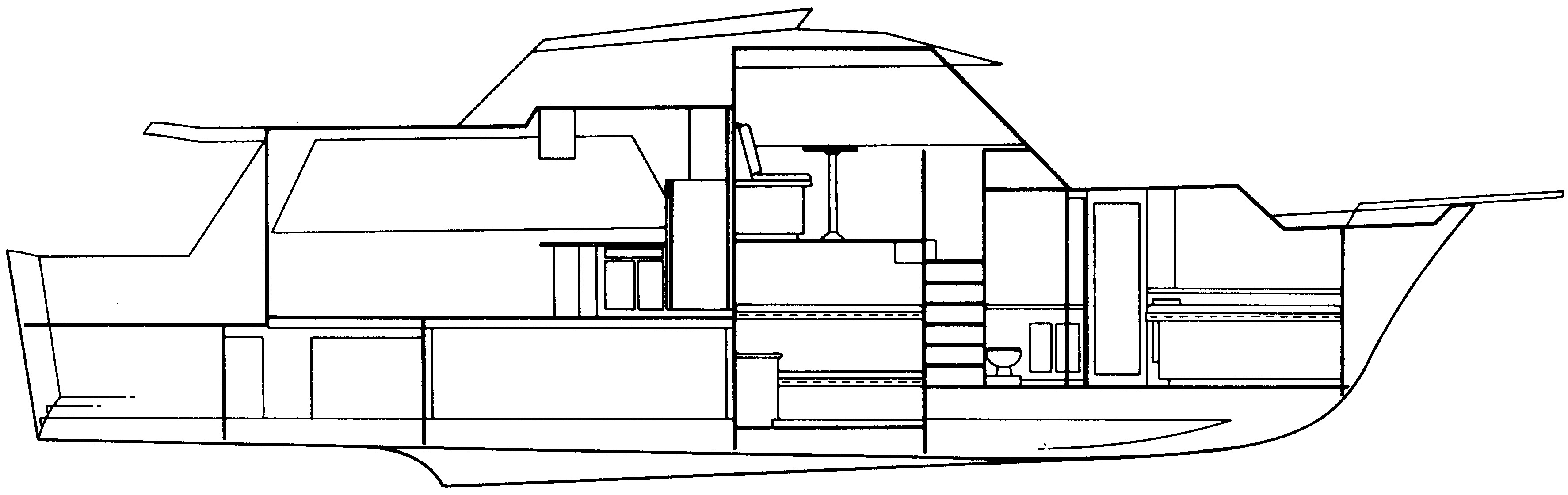 Nordic Yachts 500 Motor Yacht floor plan